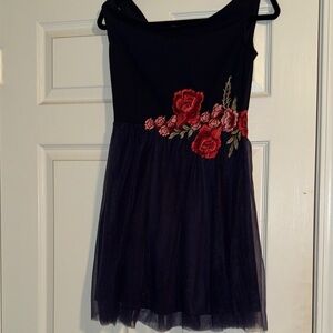 Navy blue Windsor dress